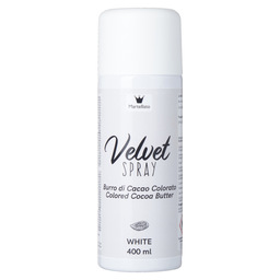 Velvet spray blanc