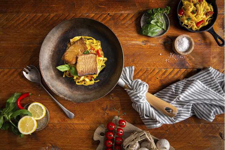 Boter gebakken Kingfish