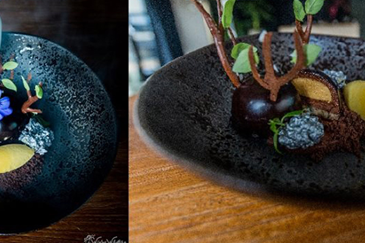 Whisky chocolade dessert