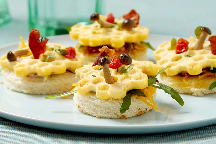 Roerei met krokante spek