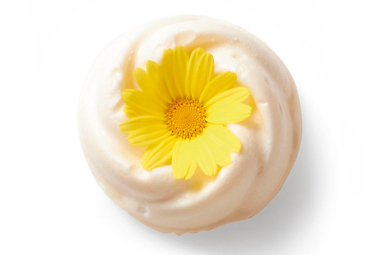 Mousse Asian white & rose