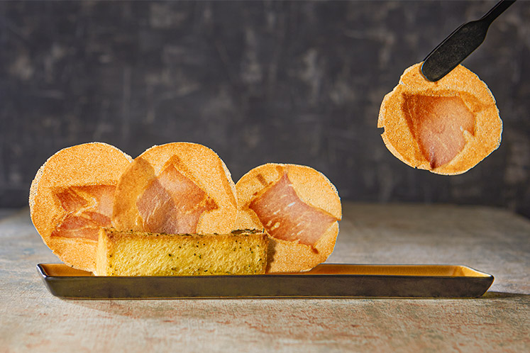 Chips van gerookte alpenschinken