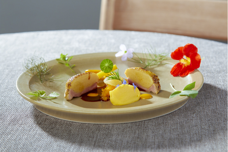 Kwartel met vadouvan