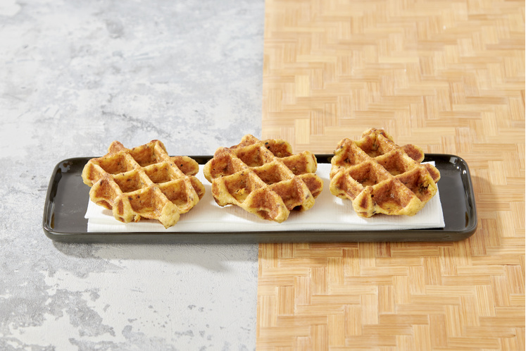 Wafeltjes van sardientjes