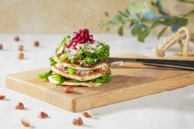 Veggie green pannenkoek