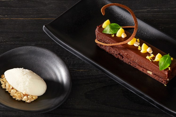 Ganache van chocolade, citrus en cointreau