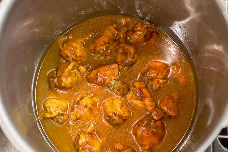 Kipdrumsticks uit de hogedrukpan