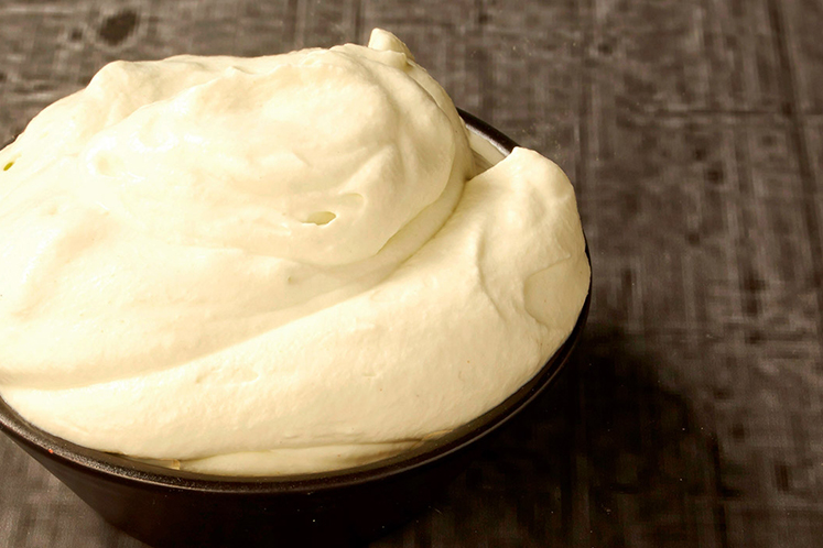 Crème fraîche légère au wasabi — image