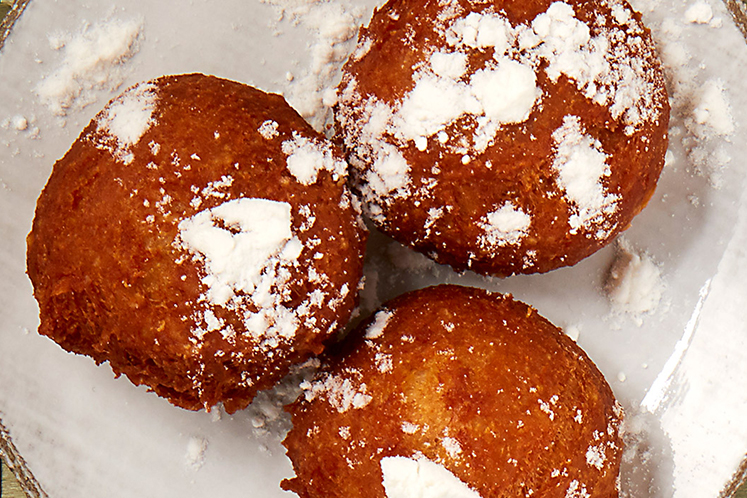 Oliebolletjes van aardappel