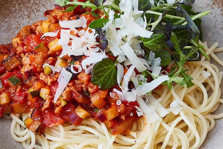 Vegetarische spaghetti