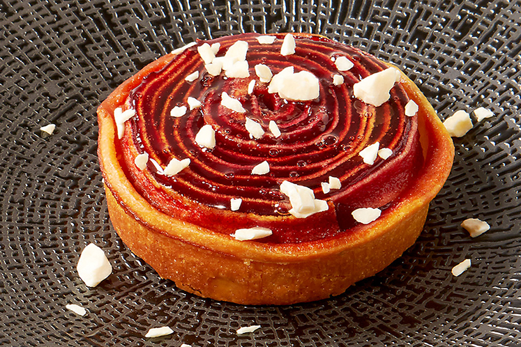 Bordalou met rode biet en appel