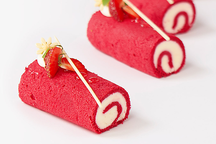 Aardbei-yoghurt tube