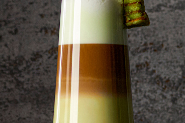 Pandan Latte