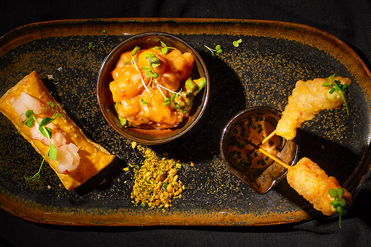 Pastei met Argentijnse garnalen