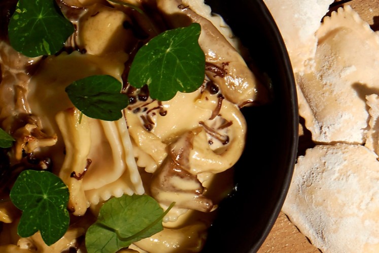 Ravioli van truffel