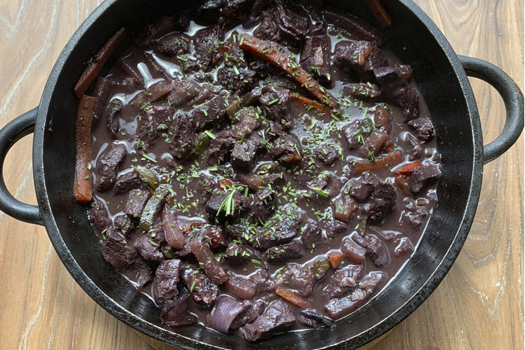 Schouder stoof van hert