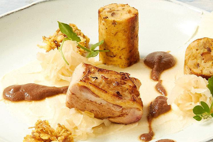 Worstjes van fazantenbout