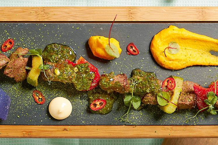 Spies van hert met chimichurri