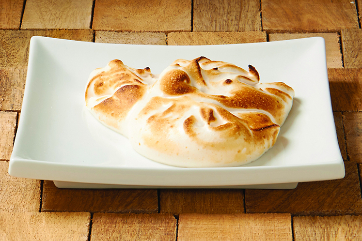 Gratineerschuim van citrusfruit