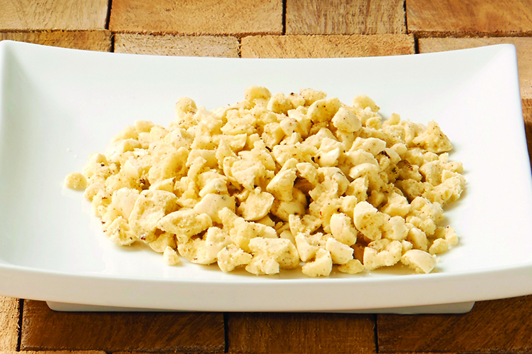 Crumble van luchtige olijfolie