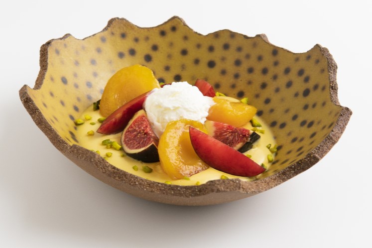 Abrikoos met ahornstroop