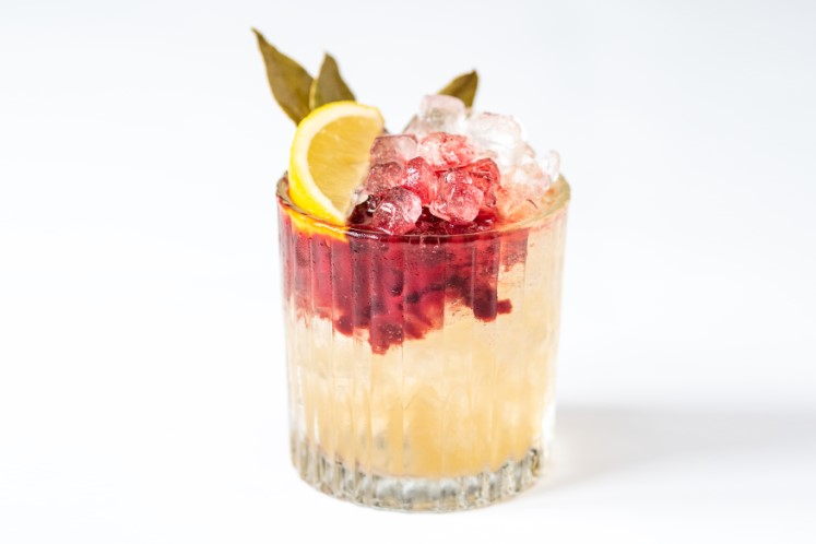 Prickly shrub met Braam