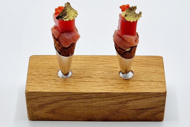 Vitello tonnato cone