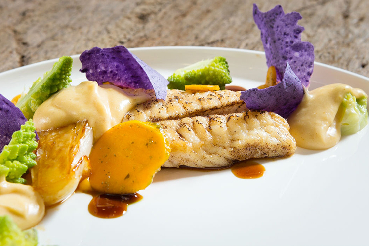 Grietfilet met pompoen