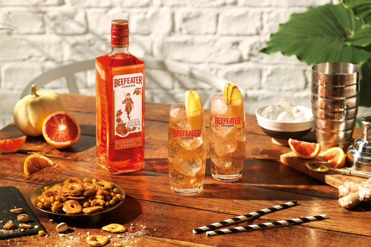 Pumpkin spice highball