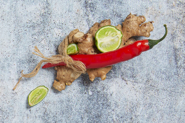 Rendang de joue de veau avec panna cotta de poivron pointu — extra image