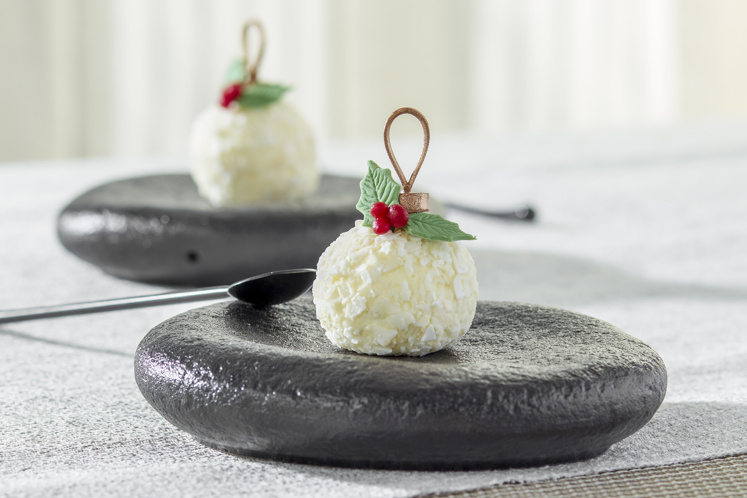 Kerstbal Witte Chocolade