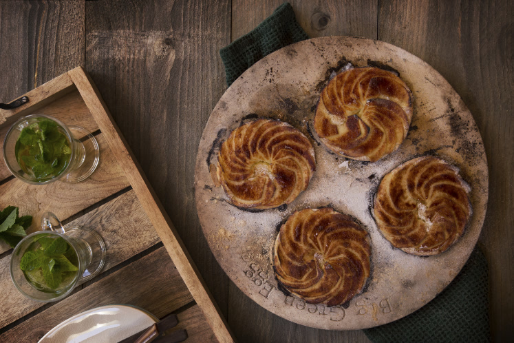 Appelgalettes van de Big Green Egg