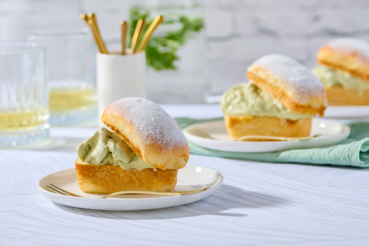 Brioche con gelato