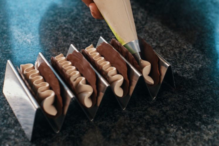 Taco de mousse au chocolat — extra image