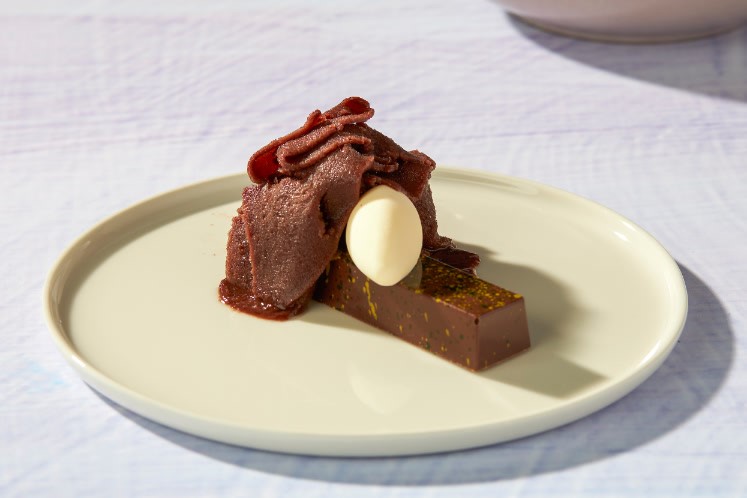 Chocolate candy bar tonkaboon en chocoladelikeur