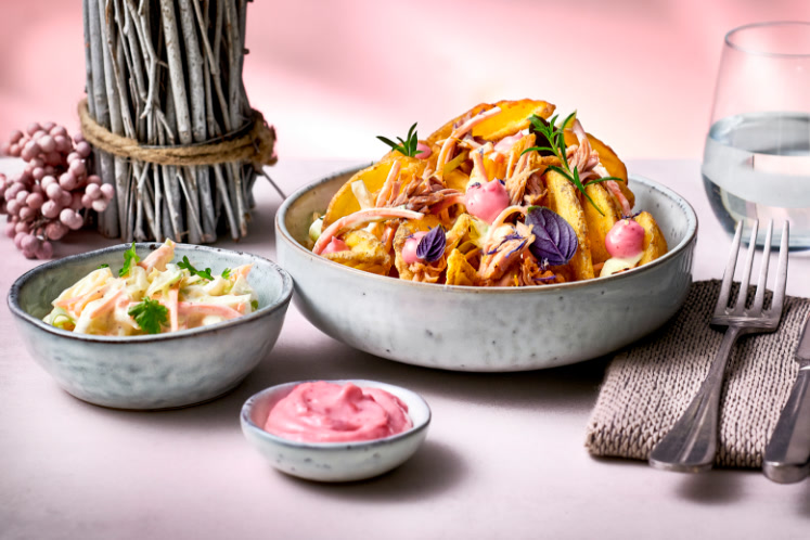 Loaded Crispers met pulled pork