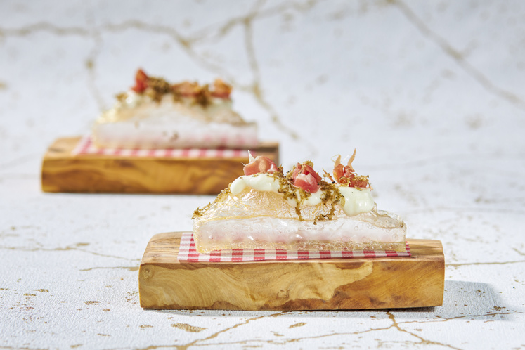 Transparant broodje ham & kaas