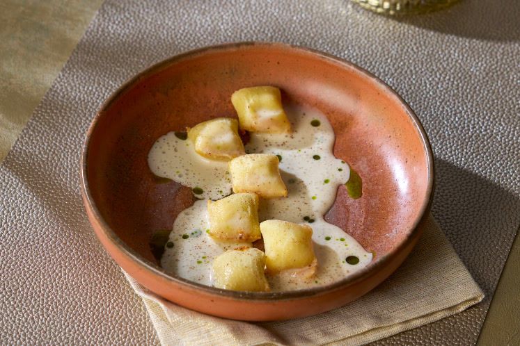Gnocchi van truffel en champignons