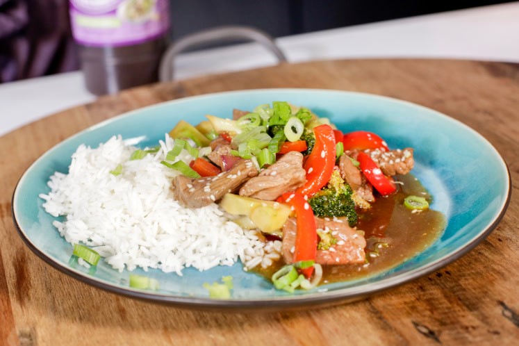 Go-Tan beef teriyaki