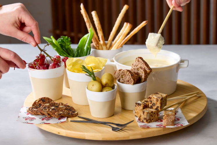 Kaasfondue om te delen