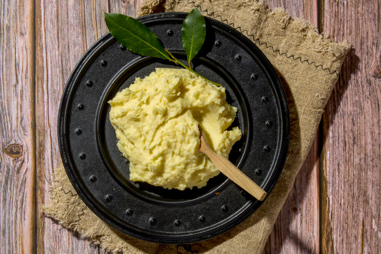 Mousseline van peterseliewortel en aardappel