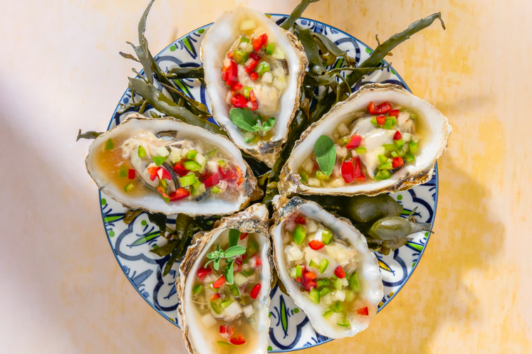 Spicy Portugese oesters