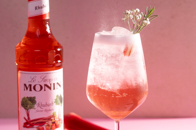 MONIN Rhubarb Spritz