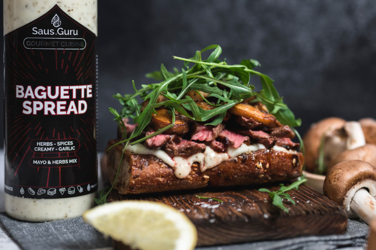 Steak 'n Mushrooms sandwich