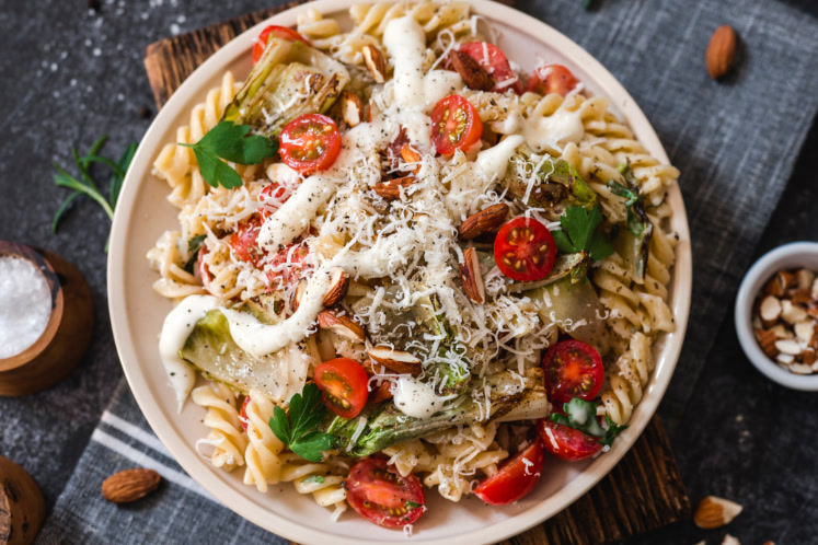 Vegan Cacio é Pepe pastasalade