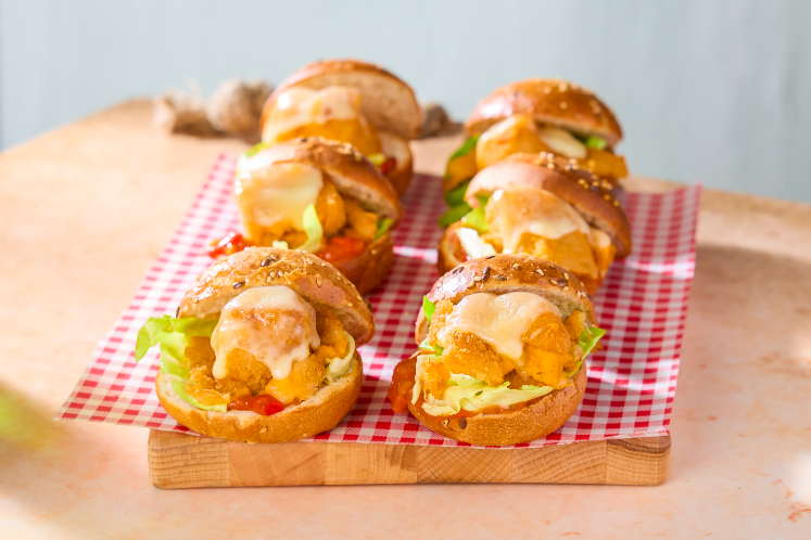 Tomaat-mozzarella slider