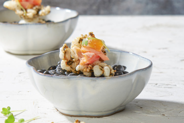 Kroepoek van Gulpener IJsbock en nori