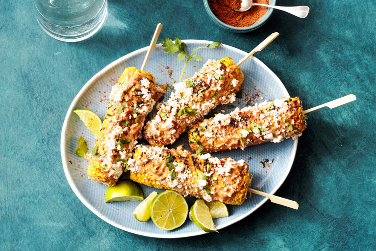 Maïs grillé à la mexicaine — image