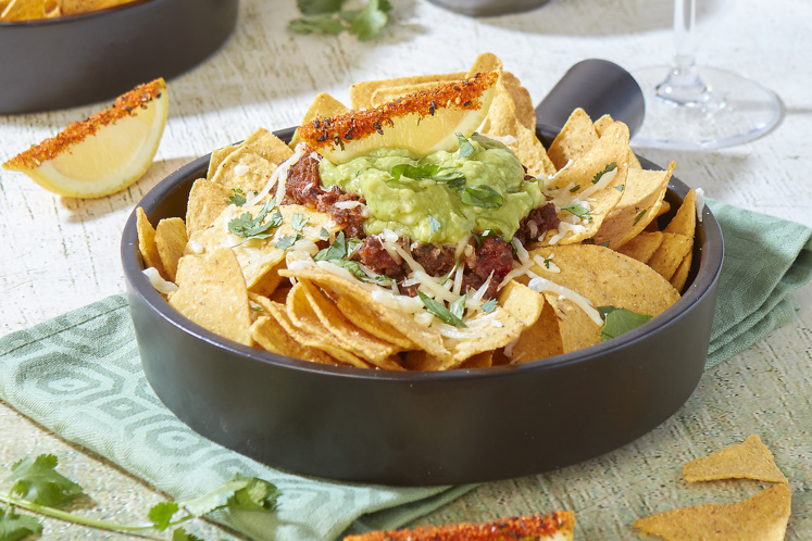 Loaded vegan nacho's