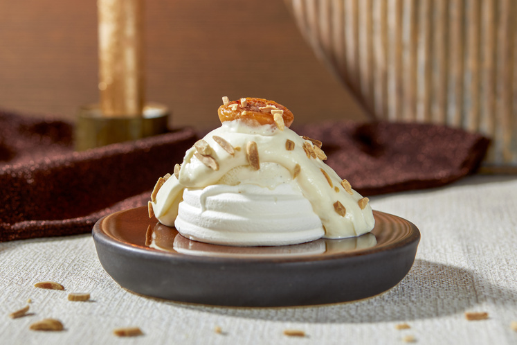 Pavlova amandel & abrikoos